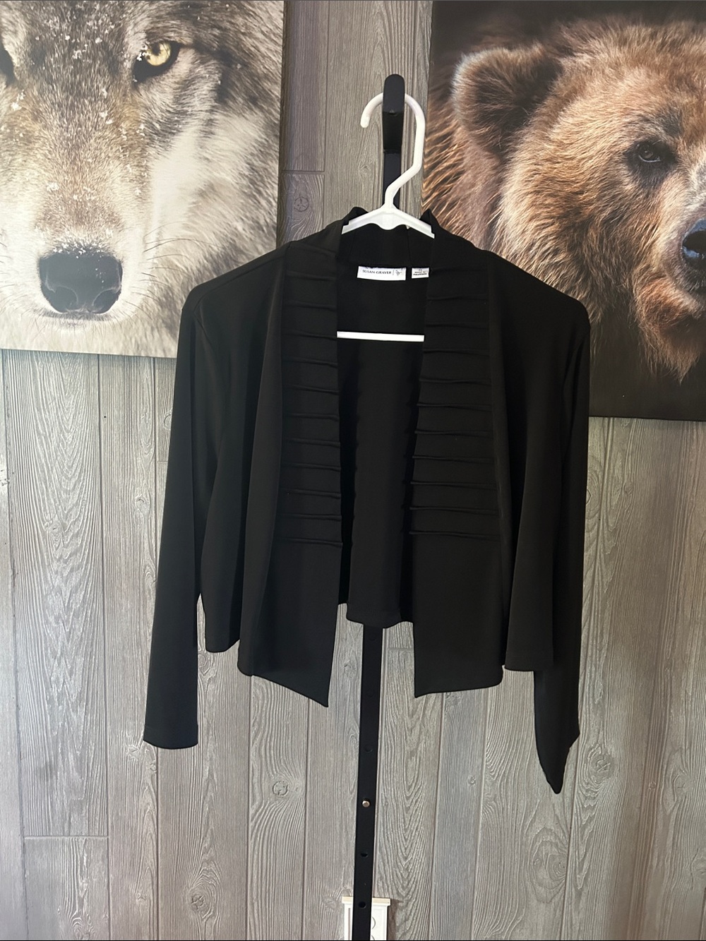 Susan Graver Shirt Cardigan